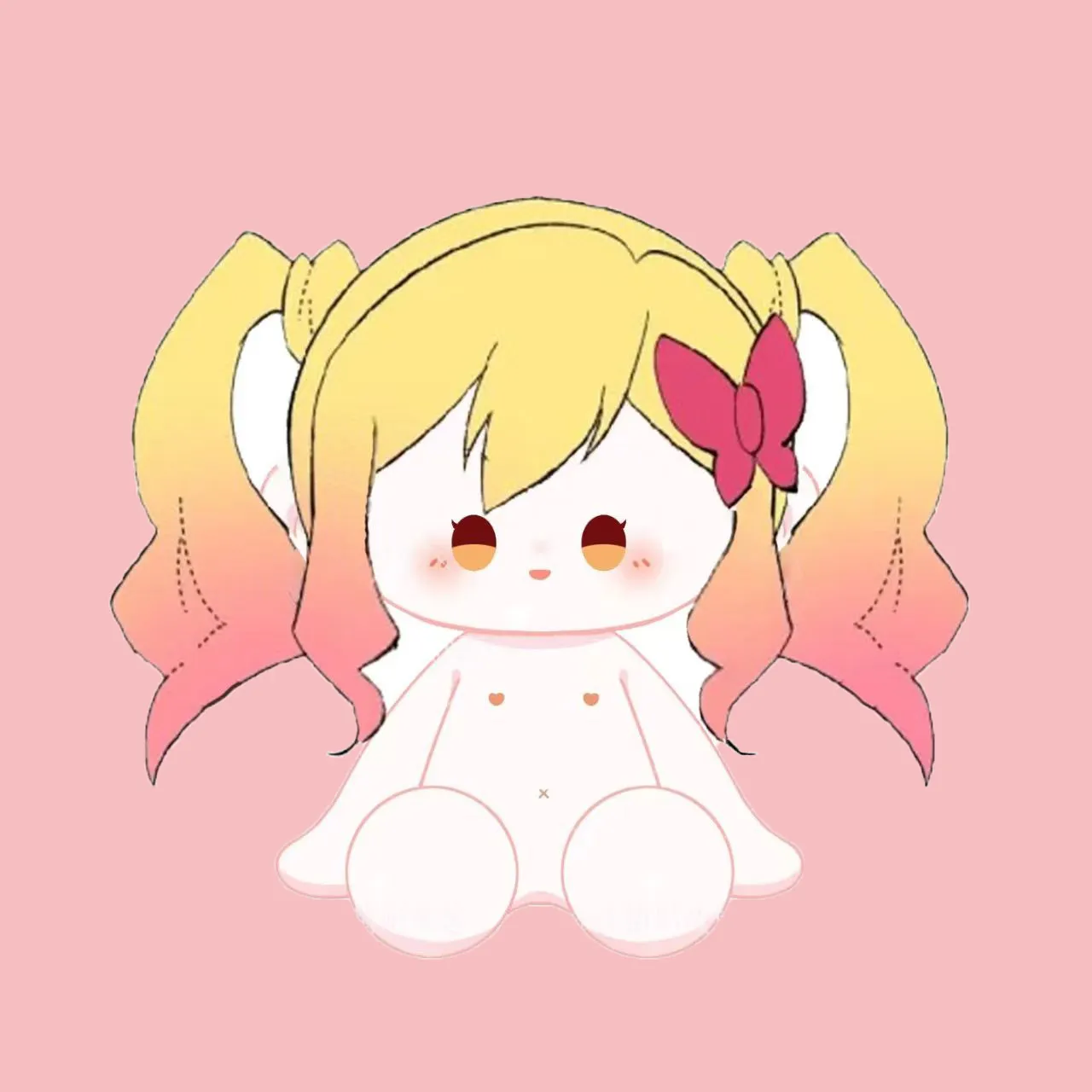 二次元偶像活动同人玩偶40cm虹野梦棉花娃娃一番赏花园绮罗公仔