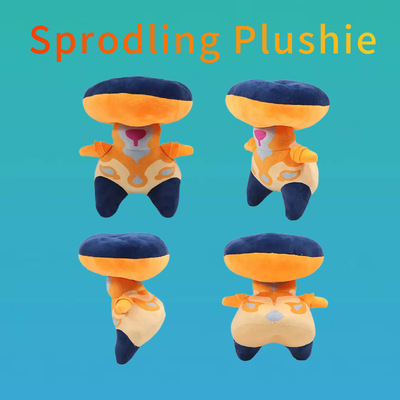 跨境新品 Warframe Sprodling Plushie 游戏周边毛绒玩偶公仔