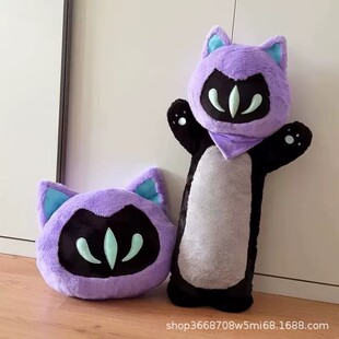 新款幽影猫猫无畏契约瓦罗兰特挂件玩偶同人周边礼物毛绒玩具跨境
