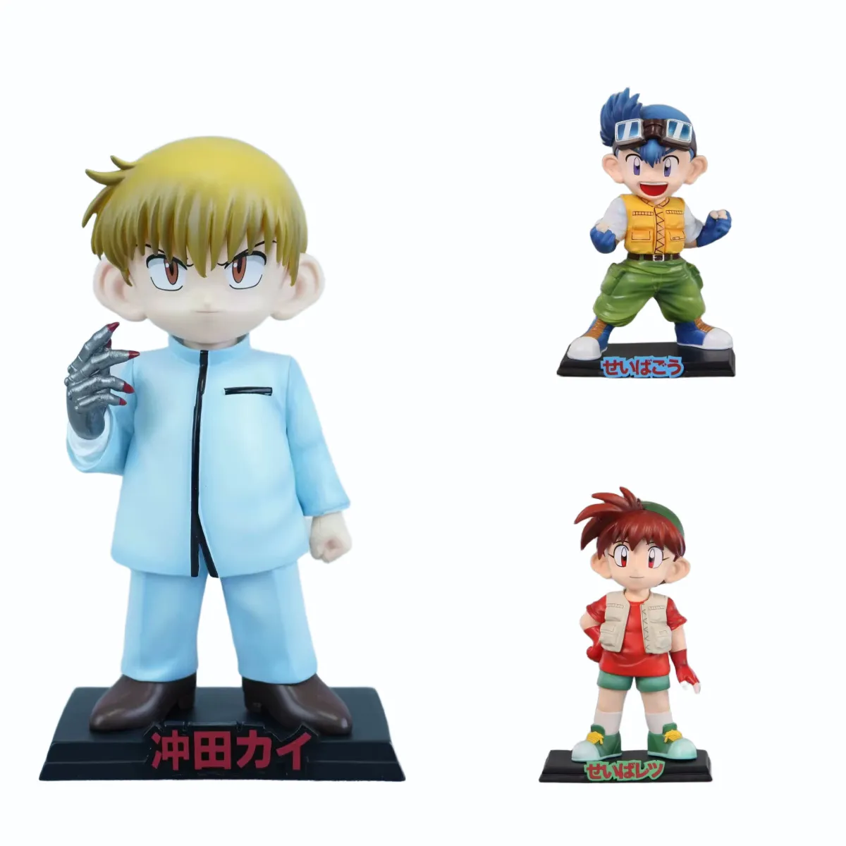 四驱兄弟GK二次元手办摆件 小豪 小烈 冲田海站姿动漫手办模型