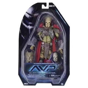 NECA异形大战AVP终极铁血战士第17波红披肩长老铁血可动模型玩具