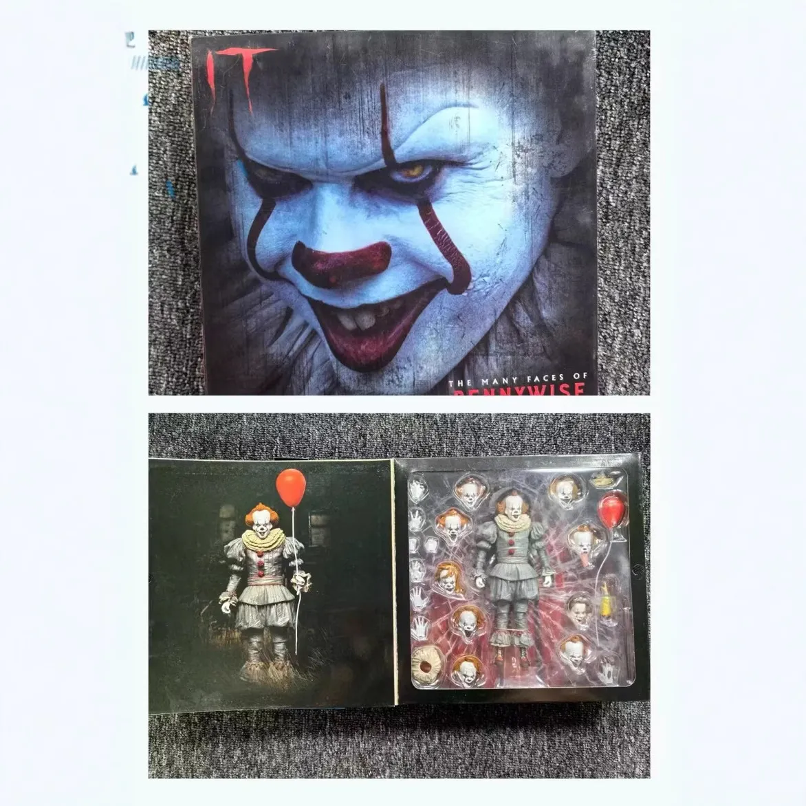 全新盒装现货NECA小丑回魂IT小丑豪华版7寸可动模型手办摆件
