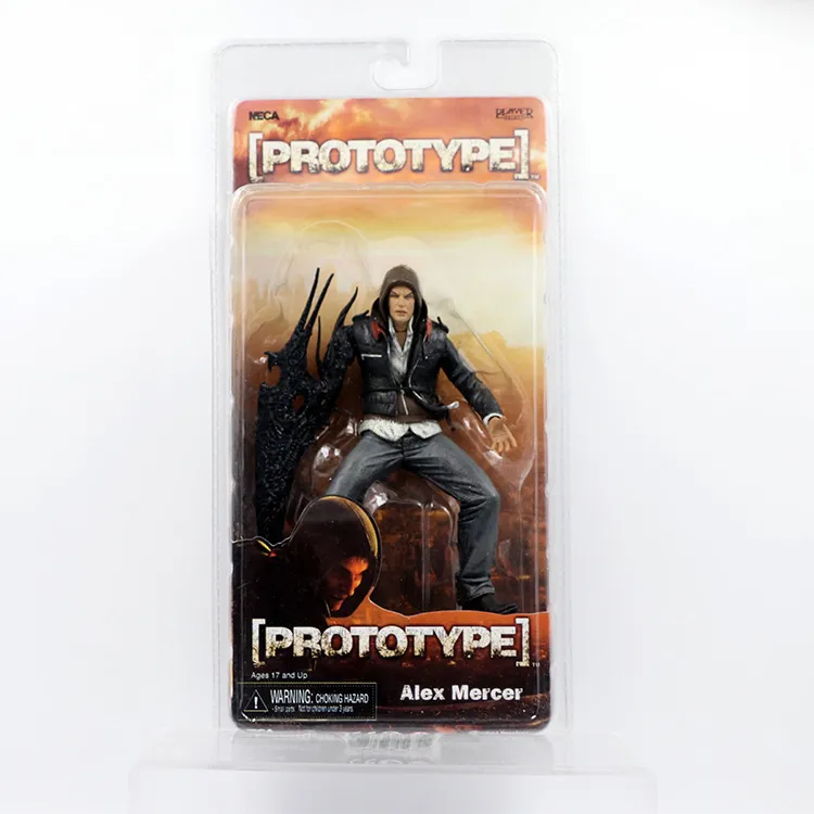 NECA经典游戏款 虐杀原形Alex Mercer 手办模型 7寸可动人偶摆件