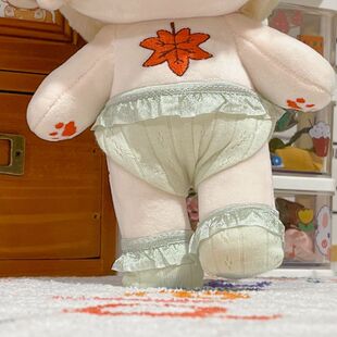 20cm棉花娃娃娃衣苦茶(裤衩子)和袜子两件套纯欲仅娃衣没有娃娃