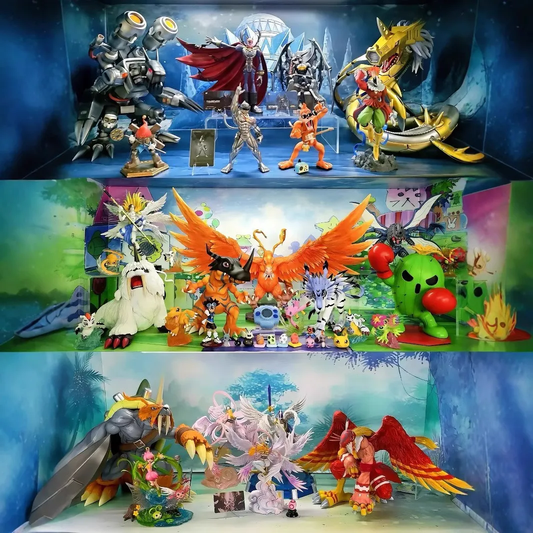 数码宝贝系列 加鲁鲁暴龙兽天使小丑皇伽偻达奥米加海狮 手办模型