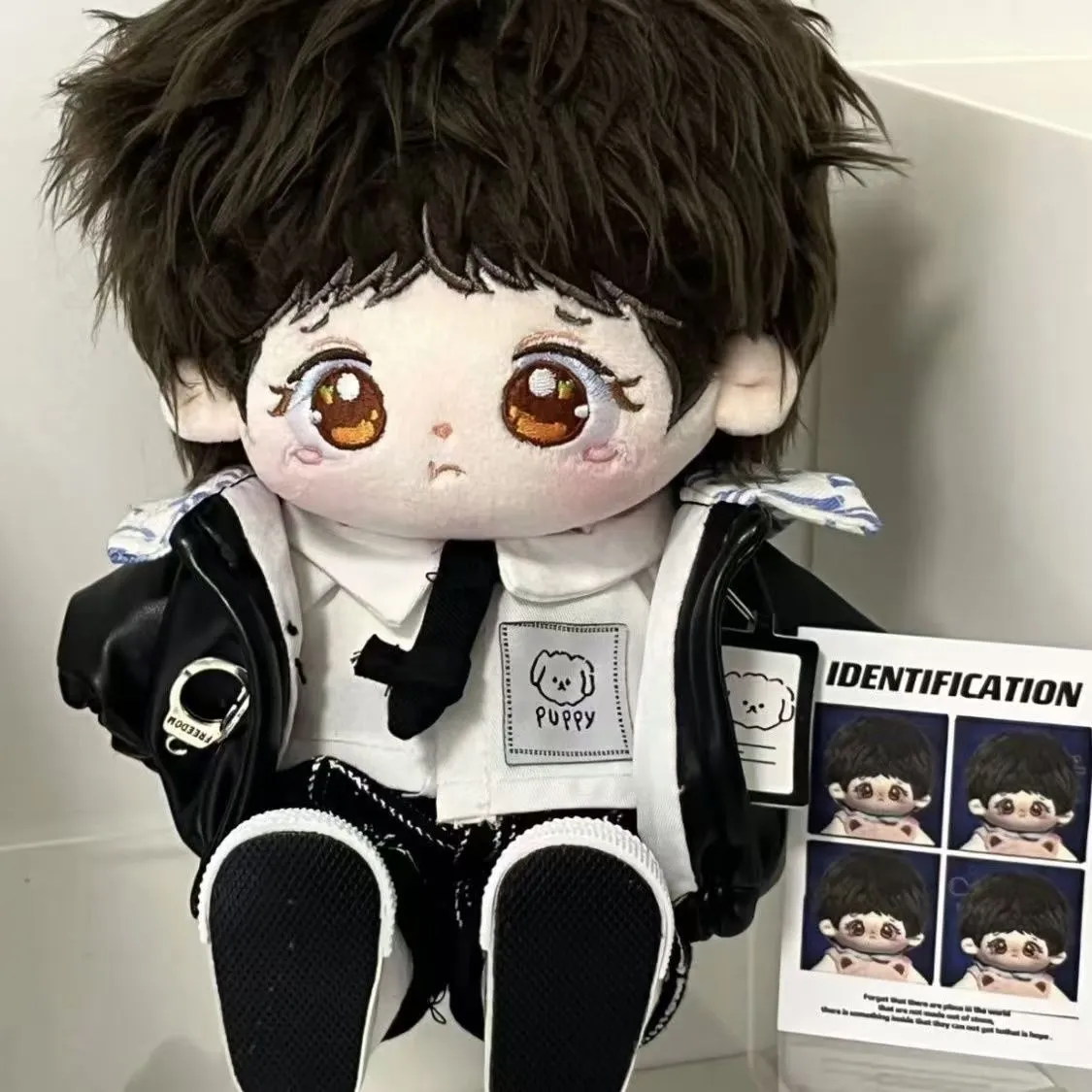 张极20cm明星周边棉花娃娃桔曦曦登陆少年时代峰峻可爱帅气玩偶