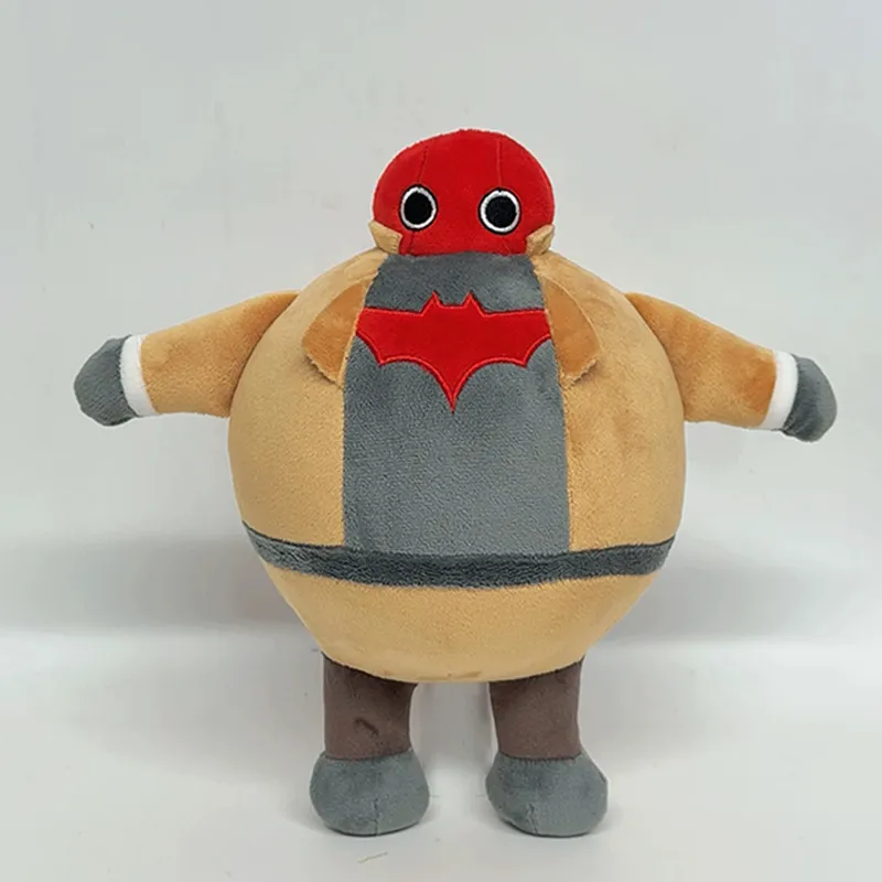 跨境热销新款fat jason todd plush 红罩头胖杰森毛绒公仔玩偶