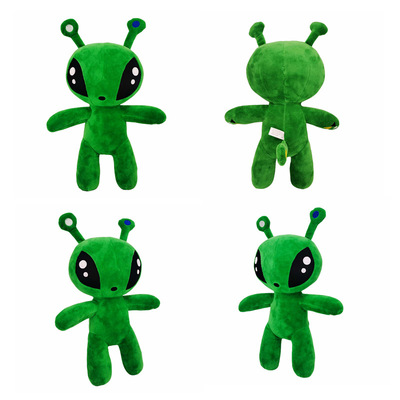 跨境新品AFTONSPARV green alien plush绿色外星人毛绒玩偶公仔