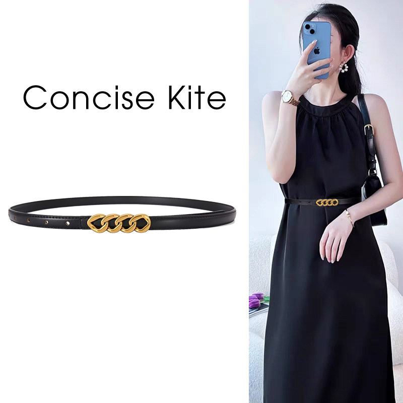 ConciseKite真皮腰带女士