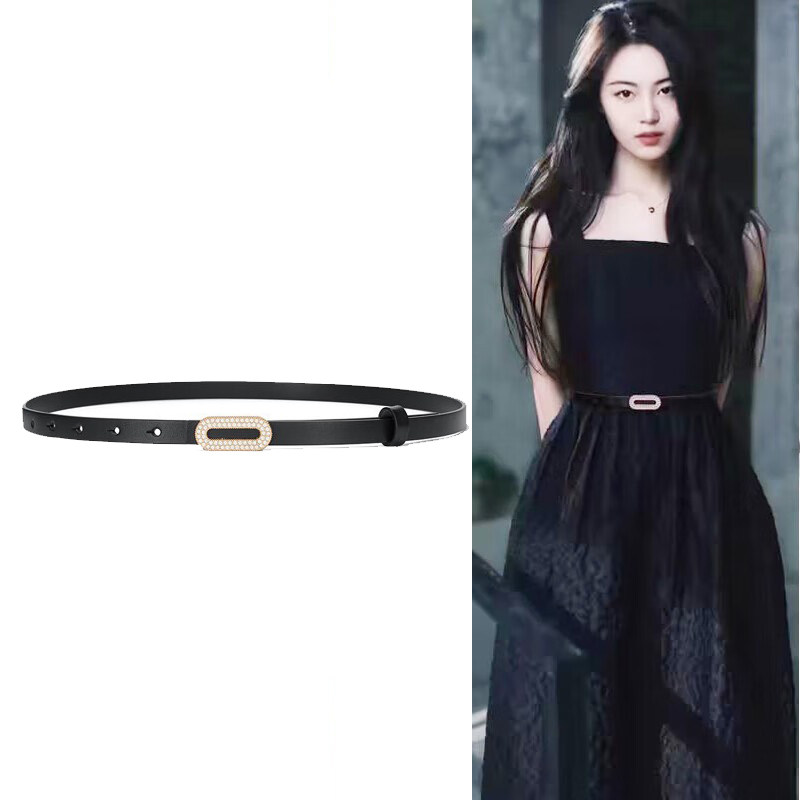 ConciseKite女百搭头层牛皮合金