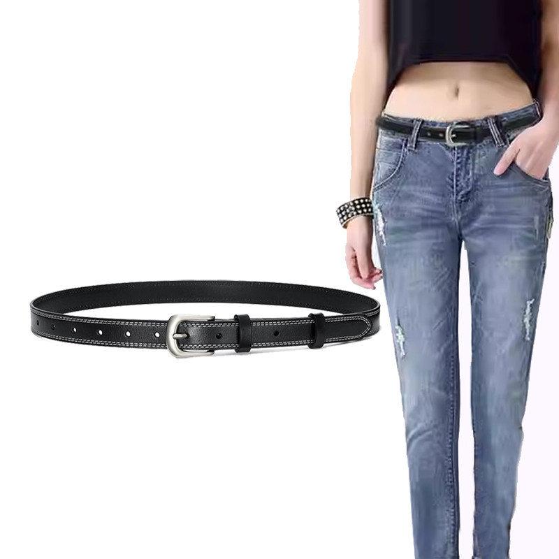 ConciseKite牛仔女牛皮合金百搭