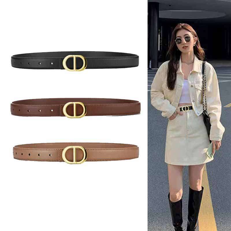 皮带头层牛皮百搭真皮2024新款