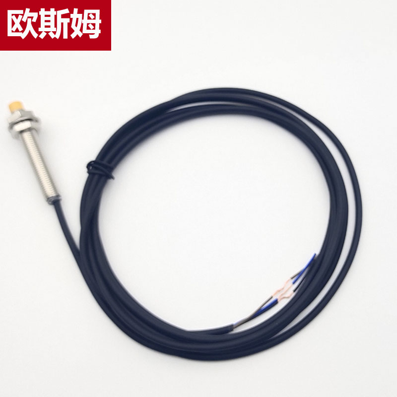 电感式接近开关传感器M8M12M18M30金属感应开关npn常开pnp三线24V