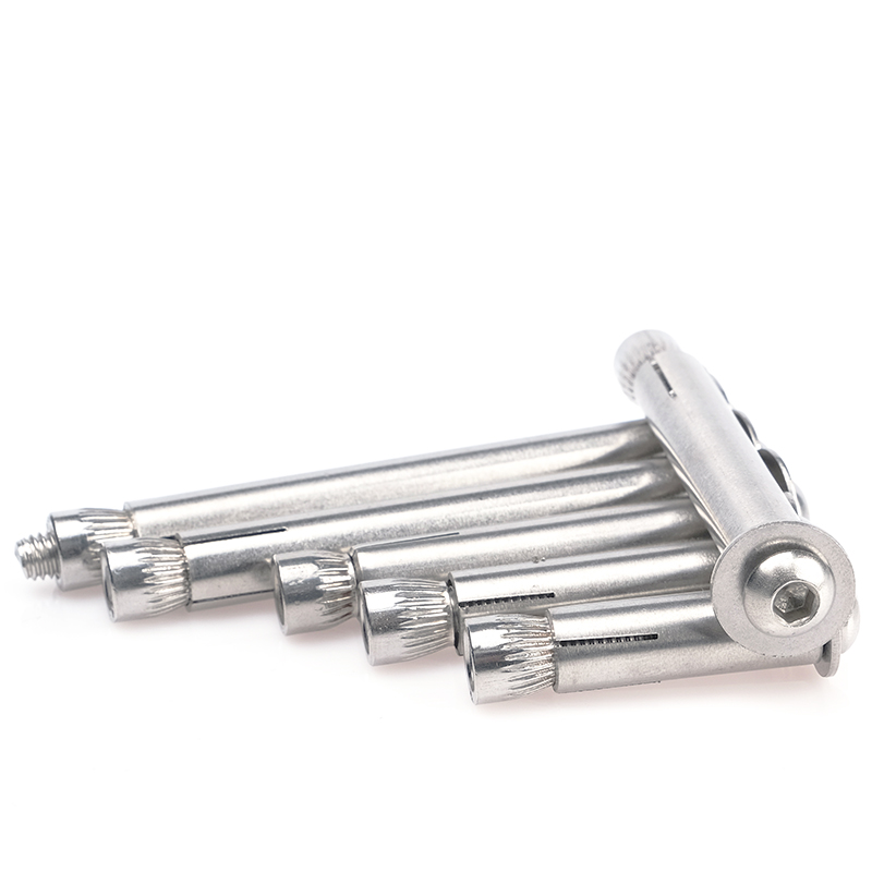 304不锈钢盘头i内六角膨胀螺丝圆头内六角膨胀螺栓拉爆M6M8M10M12