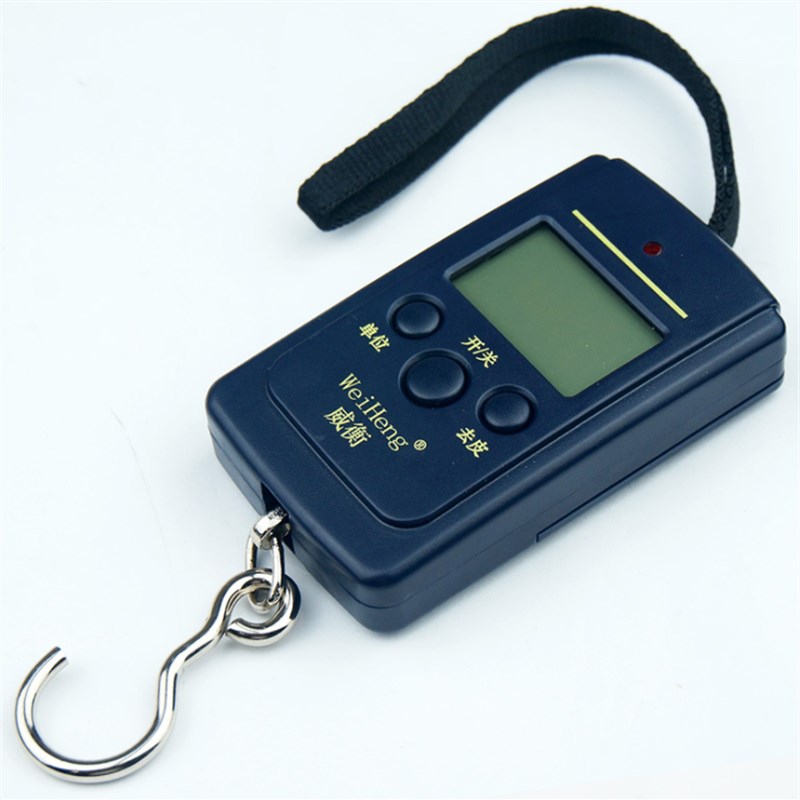 行李称仪器仪表促销威衡手提电子秤 迷你便携式高精度手提称 50kg