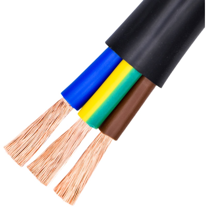 国标RVV电源连接控制电缆线软线2 3 4 5多芯0.75 1.5 2.5 4 6平方