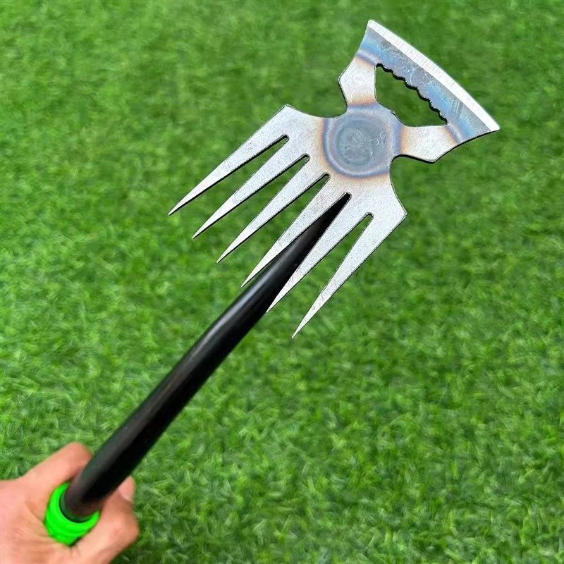 德国新款加长杆除草神器不弯腰挖土锄头家用种菜两用农具钉耙锰钢,工业油品/胶粘/化学/实验室用品,实验室漏斗,淘宝优惠券,粉丝福利购,淘宝优惠卷