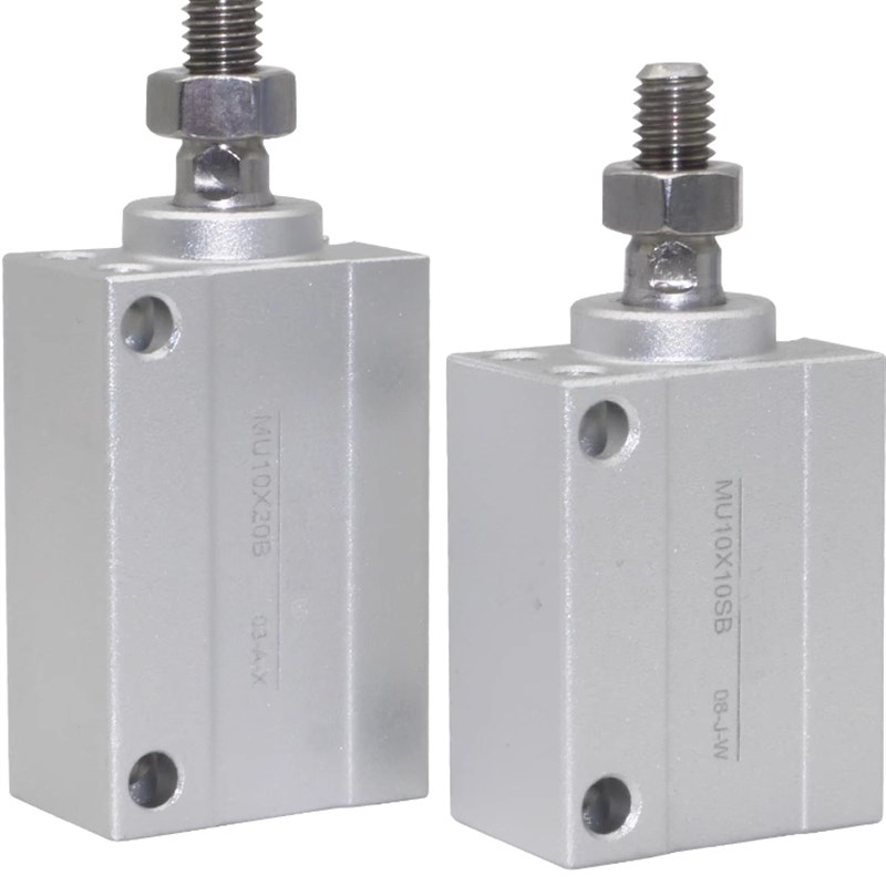 国产精品MU10*4X6X8X10X15X20X25X30-S自由安装内螺纹气缸