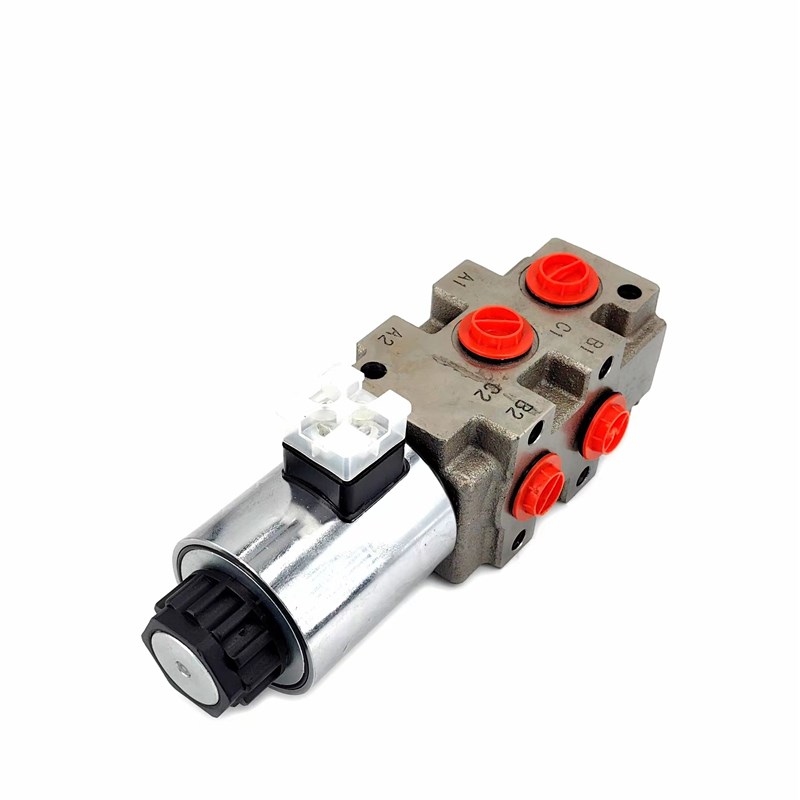 SVV09HSV09两位六通电磁换向阀油缸切换阀怪手农机属具油缸切换