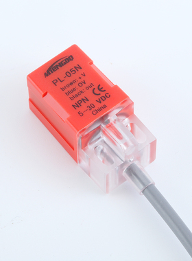 绿色方形接近开关SN04-N P三线NPN常开常闭5V-24V金属感应传感器D