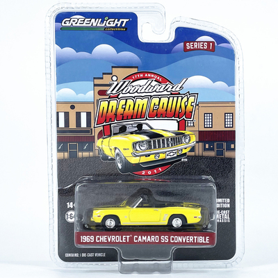 1:64绿光1969雪佛兰科迈罗SS合金车模收藏完成品摆件Greenlight