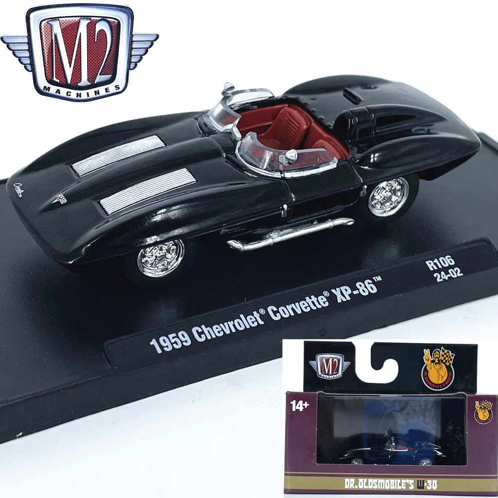 1:64雪佛兰Corvette仿真合金汽车模型收藏摆件M2车模2024款