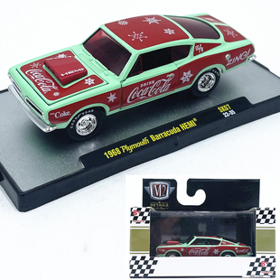1:64M2车模1968普利茅斯BarracudaHEMI仿真合金汽车模型收藏摆件