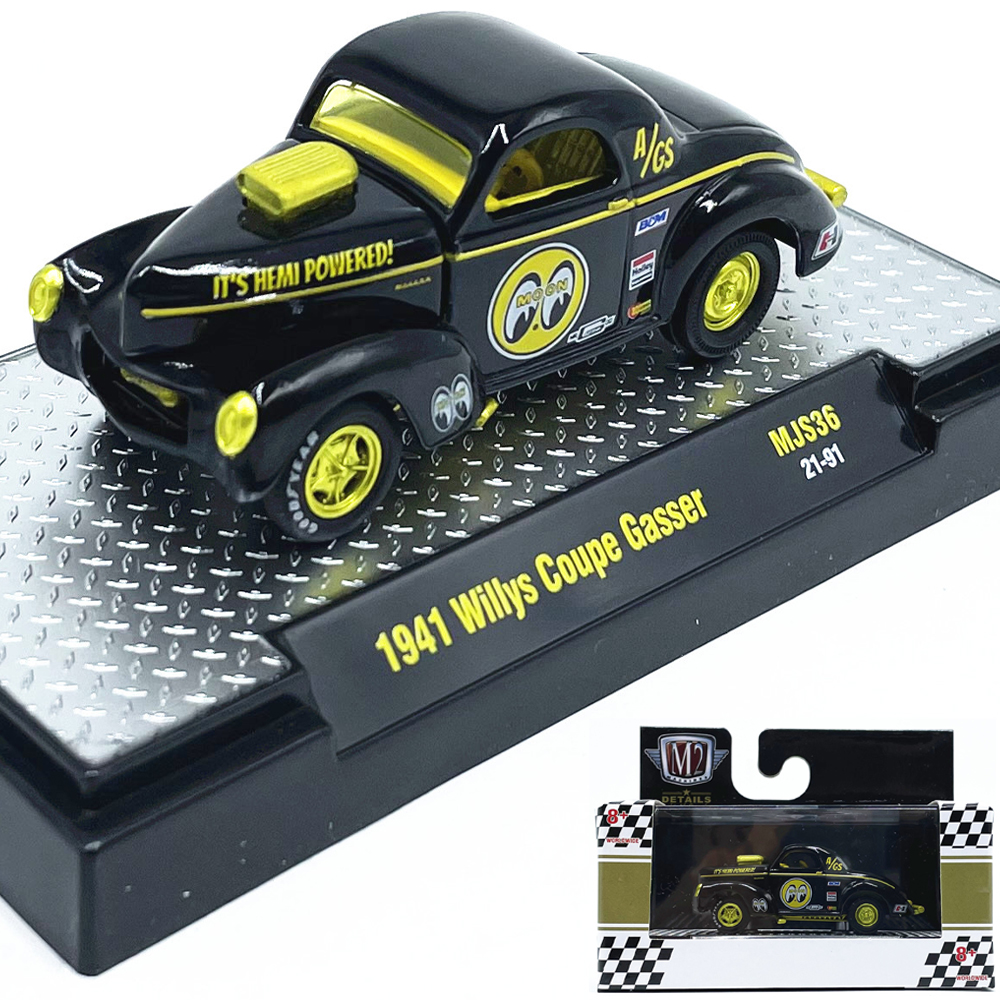 1:64M2车模1941威利斯双门老爷车仿真合金汽车模型收藏摆件