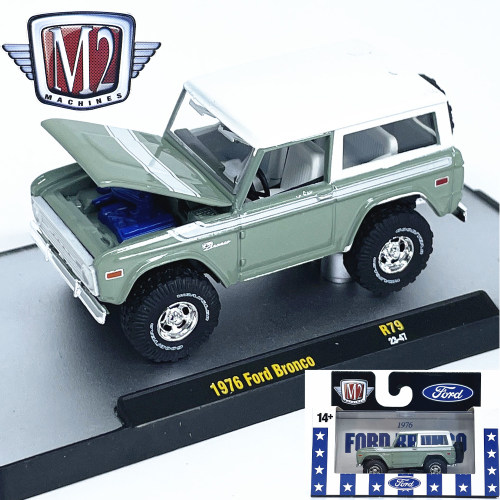 1:64福特Bronco仿真合金汽车模型收藏摆件M2车模2025款