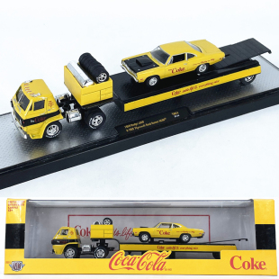 1:64M2车模道奇L600+普利茅斯Road仿真合金汽车模型收藏摆件