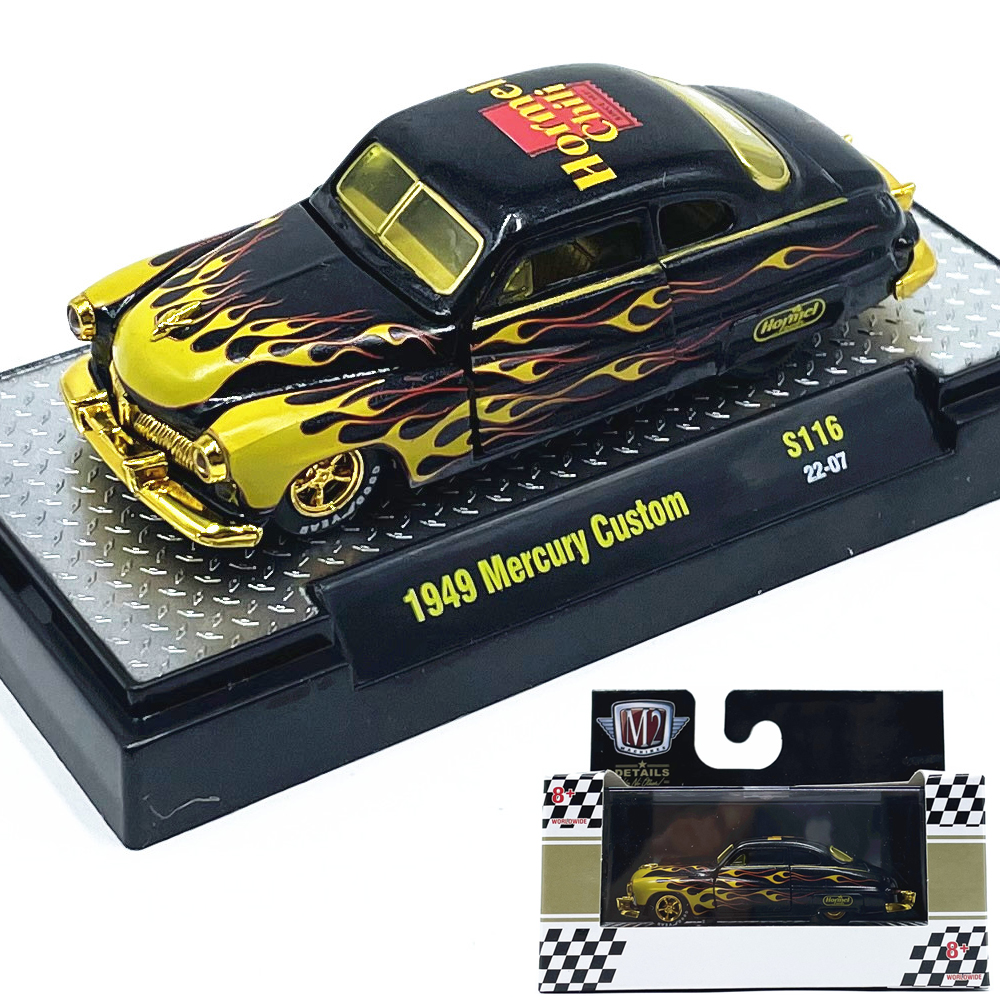 1:64M2车模1949水星Custom仿真合金汽车模型收藏摆件