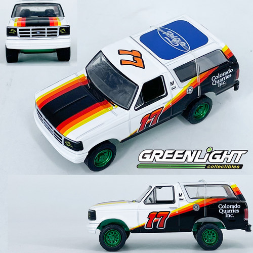 1:64绿光1994福特Bronco合金车模收藏完成品摆件Greenlight