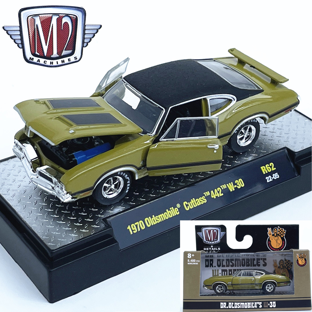 1:64奥兹莫比尔Cutlass仿真合金汽车模型收藏摆件M2车模2025款