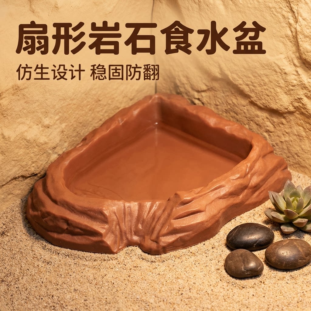 诺摩爬虫食水盆精致小巧多种款式图片