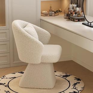 三梦旋转化妆椅女生卧室化妆台专用新款化妆凳轻奢高级衣帽间凳子