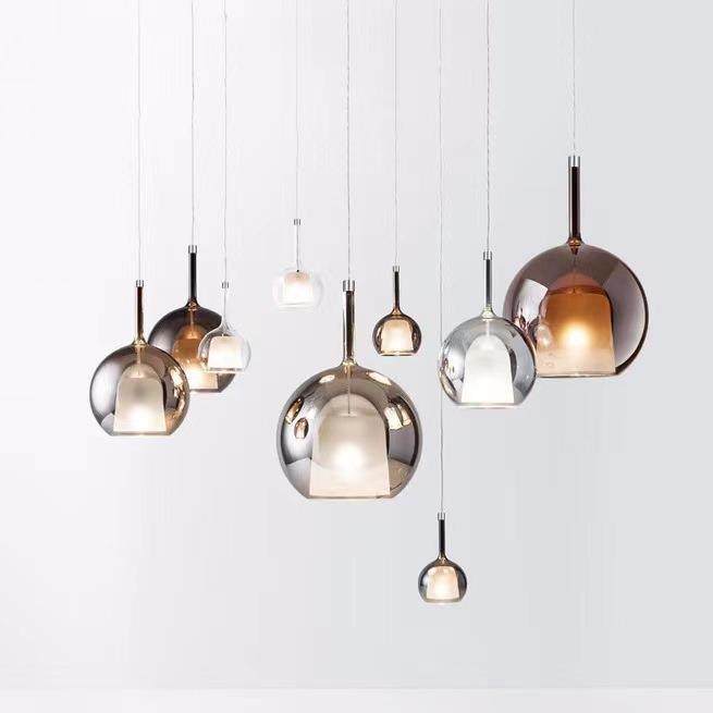 北欧简约样板房设计感灯创意餐厅卧室床头客厅服装店橱窗单头吊灯