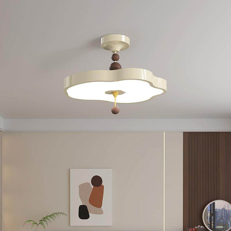 法式中古奶油风卧室吸顶灯现代简约高级感全光谱护眼卧室房间主灯