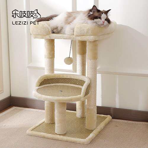 猫爬架猫抓板猫窝一体太空舱猫咪抓柱猫树猫架子小型剑麻玩具家用