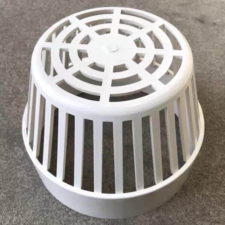 PVC排水管透气帽 天台地漏过滤帽 8寸管用通气网罩帽75-200mm