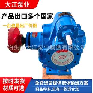 泊大江牌 200齿轮油泵防爆电机带动柴油汽油增压泵 KCB