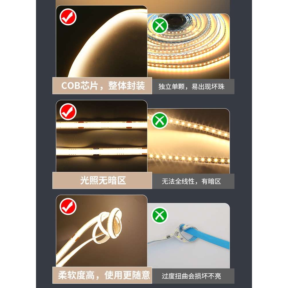 低压灯带24v吊顶自粘12v嵌入式灯槽铝槽超亮线形灯条柔性线性