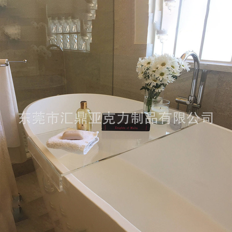 亚克力浴缸置物架防滑SPA泡澡