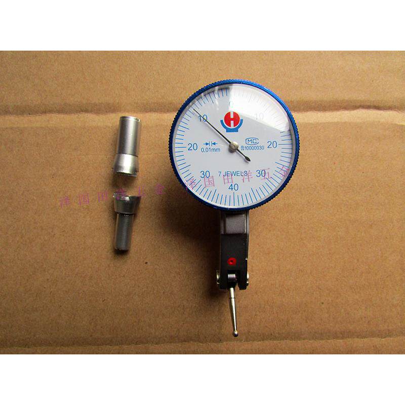 威海裕福杠杆百分表0-0.8*0.01mm杠杆千分表0-0.2*0.002mm小校表