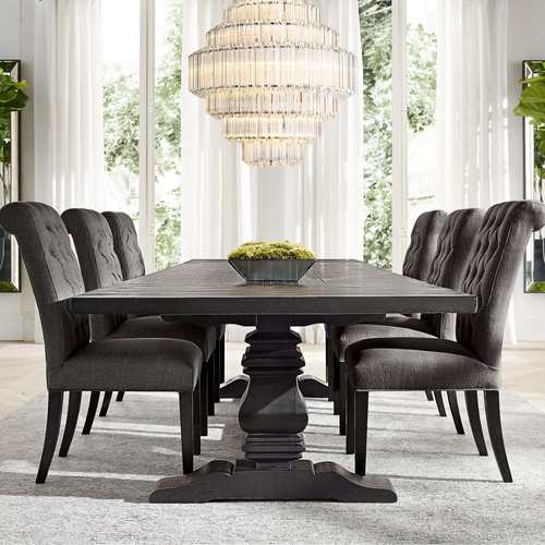 美式梅花玻璃棒吊灯六角别墅酒店餐厅复古奢华现代简约客厅灯具