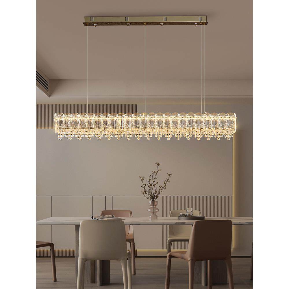 餐厅水晶吊灯高端大气高级感一字长条饭厅餐桌上方吊灯岛台吧台灯,玩具/童车/益智/积木/模型,毛绒/玩偶/公仔/布艺类玩具,淘宝优惠券,粉丝福利购,淘宝优惠卷