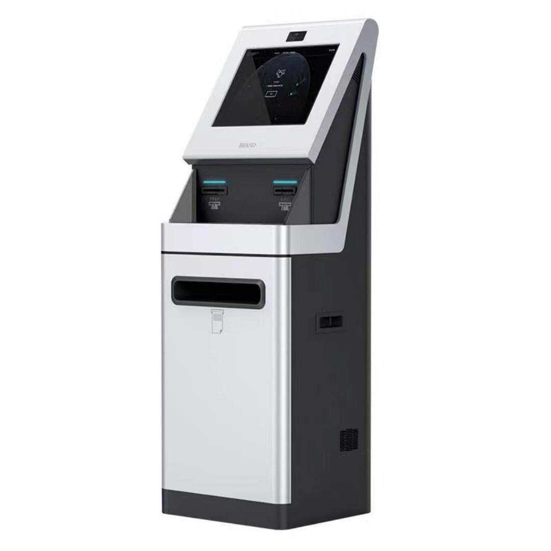 出入境自助办理终端机触摸带键盘人脸识别A4打印自助填单表一体机