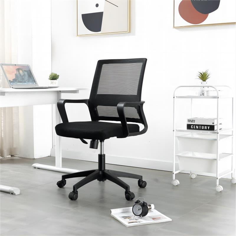 W7办公椅子久坐电脑椅家用简约现代会议室职员学生靠背座椅转椅