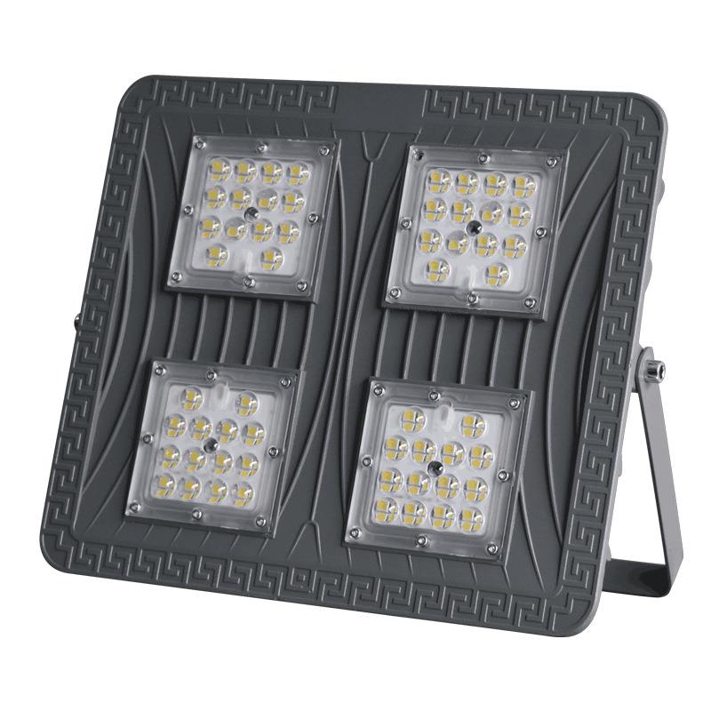 LED工程探照灯 户外防水广告灯AC85-265V泛光灯200W透镜投光灯