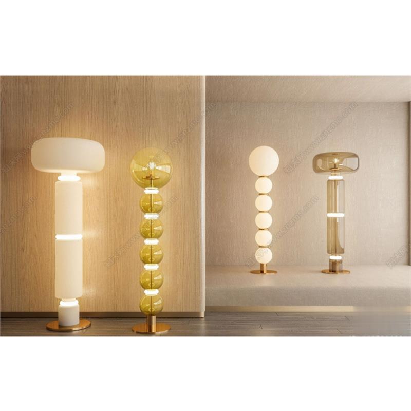 落地灯装饰旁边落地灯氛围高级沙发设计师简约卧室客厅感轻奢