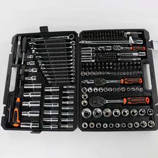 厂家直销套筒扳手全套工具箱套装维修工具套筒棘轮扳手螺丝多用